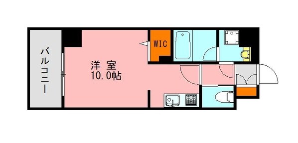 呉服町駅 徒歩8分 7階の物件間取画像